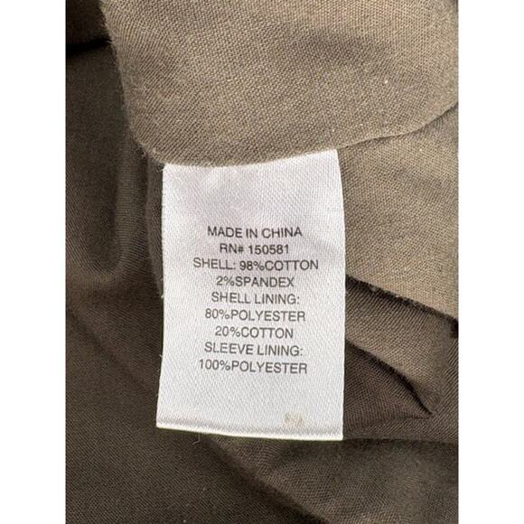 Flag & Anthem 4-Pocket Mock Neck Collar Long Sleeve Jacket in Grey – Medium - Picture 7 of 8